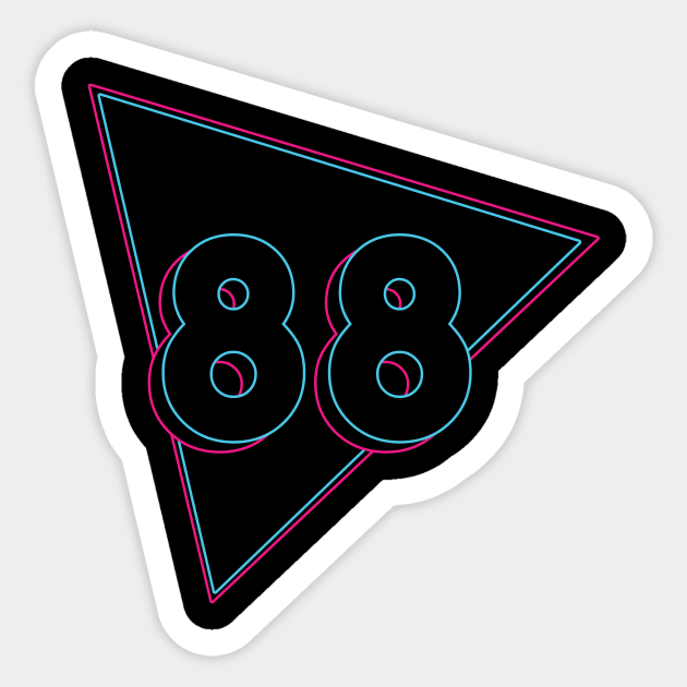 88 Sticker by prime.tech